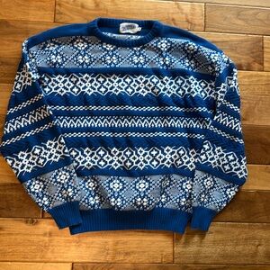 Vtg Puritan fair isle ski sweater